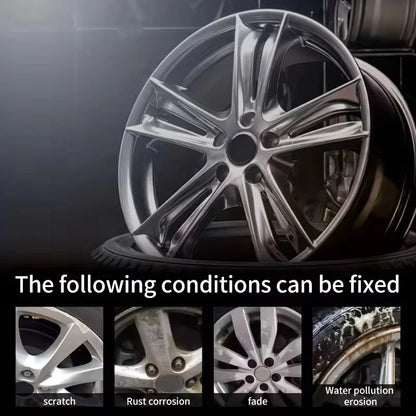 100g Car Wheel Scratch Repair Paste, Tire Wheel Scratch Repair Paint Paste - Aluminum Alloy Wheel Repair