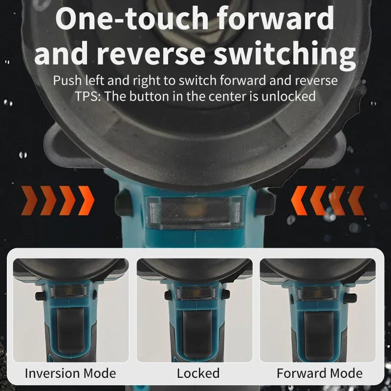 Makita DTW700 Cordless Impact Wrench 18V Brushless Motor  Variable Speed Electric Wrench High Effieiency Durable Auto Stop