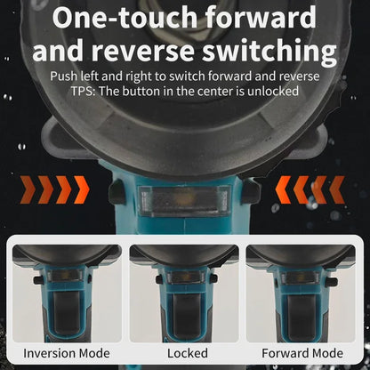 Makita DTW700 Cordless Impact Wrench 18V Brushless Motor  Variable Speed Electric Wrench High Effieiency Durable Auto Stop