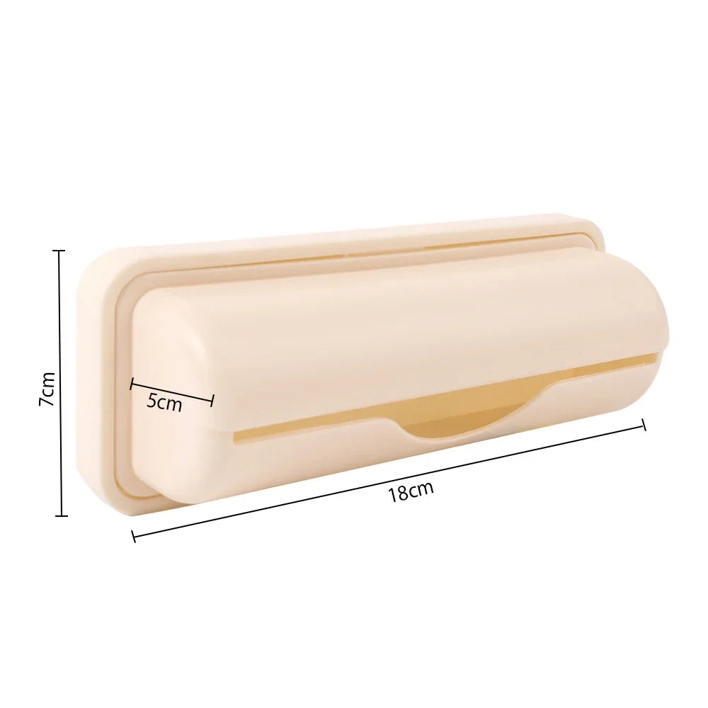 Garbage Bag Storage Box Cling Film Container Wall Mounted Trash Bags Holder Kitchen Plastic Bags Dispenser Bathroom Organization