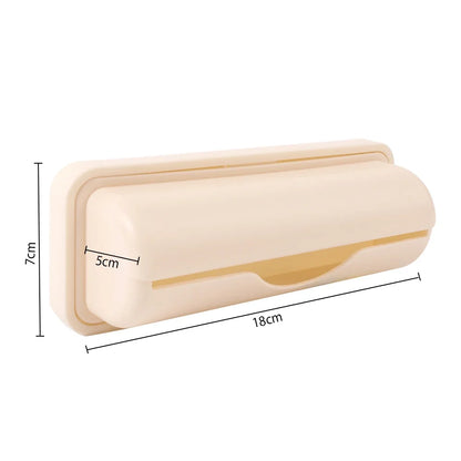 Garbage Bag Storage Box Cling Film Container Wall Mounted Trash Bags Holder Kitchen Plastic Bags Dispenser Bathroom Organization