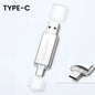 128GB High Speed TYPE C 2in1 USB Flash Drive 64GB Metal Pen Drive Smart Phone Car TV USB Stick 4GB 32GB Office Gift Memory Stick