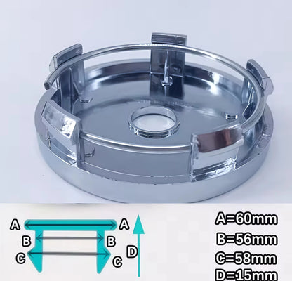 8pcs Fiat 500 Car Front Hood Emblem Rear Trunk Badge 95mm 120mm 12cm Wheel Center Logo Hub Cap 50mm 56mm 60mm 5cm 6cm