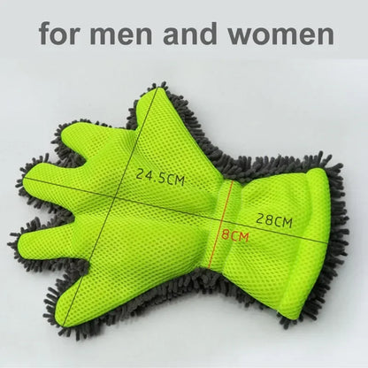 1/2Pcs Ultra-Luxury Microfiber Car Wash Gloves Car Cleaning Tool Home Use Multi-function Cleaning Brush Detailing Washing Gloves
