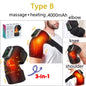 Electric Shoulder Heating Pad 3-Speed Vibration Muscle Relax Belt Thermal Massager Shoulder Neck Health Care Support Brace