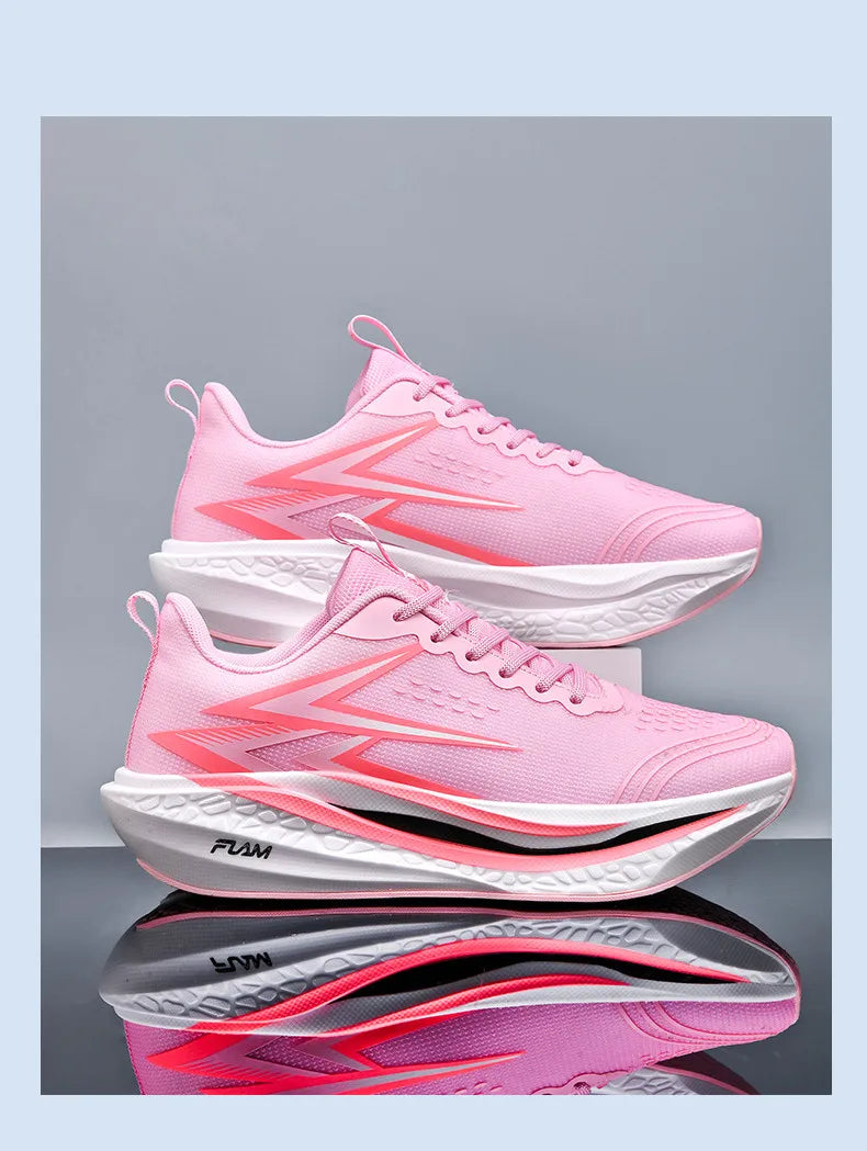 Men Running Shoes Speciality Marathon Sports Shoes Breathable Lightweight Carbon Board Women's Trend Athletic Sneakers Women