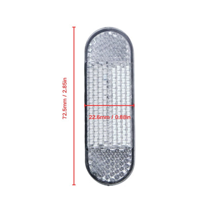 Front Safety Reflector For Xiaomi 1s Pro Pro2 M365 Electric Scooter Night Warn Reflective Part
