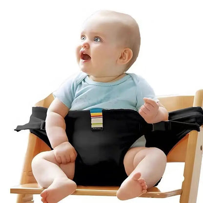 Baby Meal Feeding Safety Strap Portable Child Seat Harness Baby Meal Strap Prevent Toddler from Falling Foldable Portable Carry