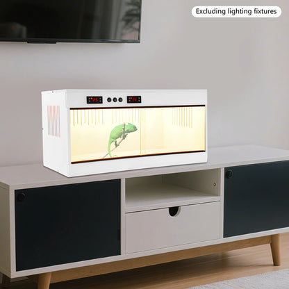 Reptile Pet Feeding Box Reptile Lounge Habitat with Intelligent Thermostat 220V Reptiles Breeding Box LCD Screen