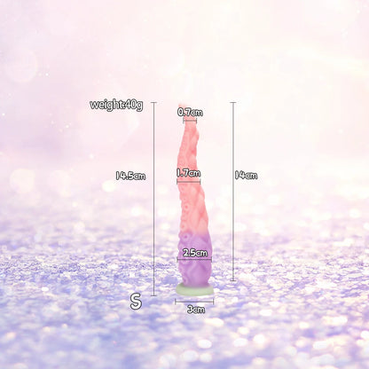 Liquid Silicone Long Anal Plug Octopus Tentacles Adult Sex Toy Clitoris Anus Stimulation Powerful Suction Cups To Free up Hands.