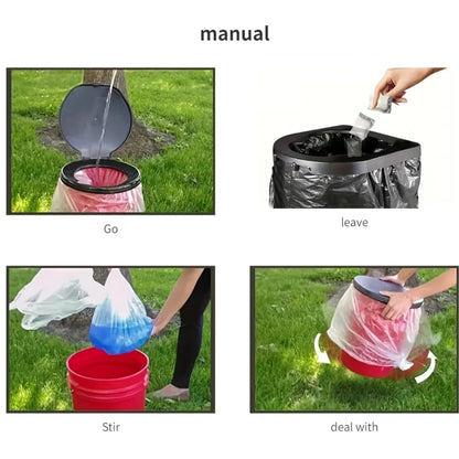 [No Need to Open the Portable | Stool Absorbent] 1-100 Pieces of Portable Fast Absorbing Stool Powder | Poo Powder Poo Gel