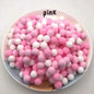 20/100/200/300/500pcs Cat Toys Cute Funny Stretch Plush Ball Cat Toy， Ball Creative Colorful Interactive Cat Puff Balls Chew Toy