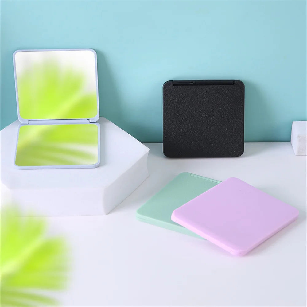Foldable Makeup Mirror Portable Double-Sided Mirror Student Dormitory Desktop Small Gift Wholesale