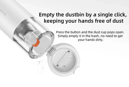 Original MIJIA Portable Handheld Vacuum Cleaner For Home Car Mini Wireless Dust Catcher Collector 13000PA Cyclone Suction