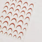 Embossed Nails Sticker 5D Japanese Retro Nail Art Stickers White French Line Adhesive Nail Art Sliders DIY Manicure Decor Decals