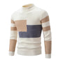 New Autumn and Winter Casual Warm Neck Sweater Knit Pullover Tops  Man Clothes