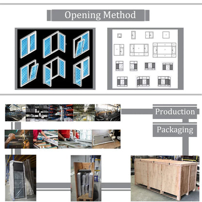 Sixinalu Folding Door Thermal Break Aluminum Profile Alloy Frame Sliding Accordion Door Custom Double-glazed Tempered Glass