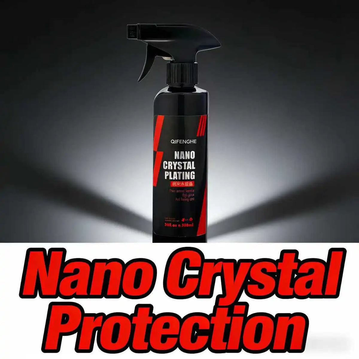 QIFENGHE Nano Crystal Plating – Ceramic Coating for Car Paint, Wheels & Glass, Ultra-Hydrophobic & Gloss Enhancement, Long-Lasti