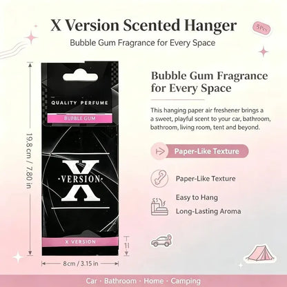 Areon X Version Mixed Scent Hanging Car Air Freshener Assorted Fragrance Paper Sheets For Auto Home Pack Of 8 To 216 Mixed Pcs