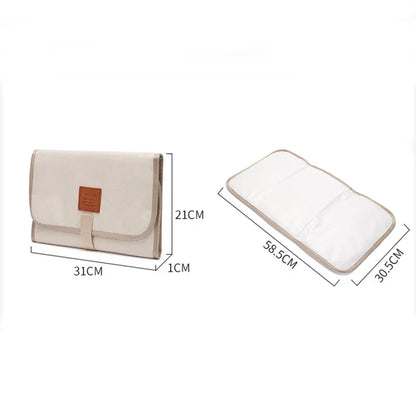 Nappy Diaper Changing Mat Waterproof Floor Change Play Mat Baby Portable Foldable Washable Compact Travel