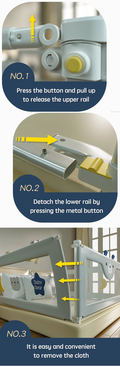 PANGDUBE 1pc Baby Safety Bed Barrier Parents Bed Guardrail for Kid Railings for Safety Bed for Children Bed Guard Bed Fence