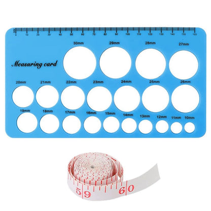 Breast Pump Nipple Silicone Ruler Nipple Diameter Breast Pump Flange Circle Sizing Ruler Nipple Measuring for New Mums Women