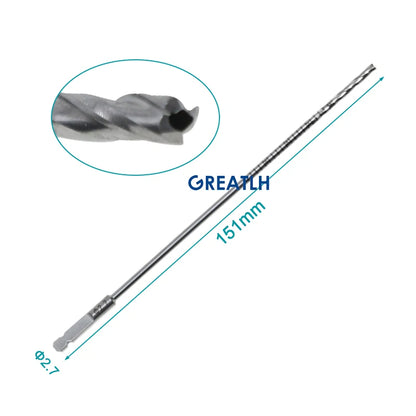 Orthopedic Surgery AO Quick Fit Drill Bits Veterinary Pets Surgical Instruments Medical Supplies and Equipment Stainless Steel