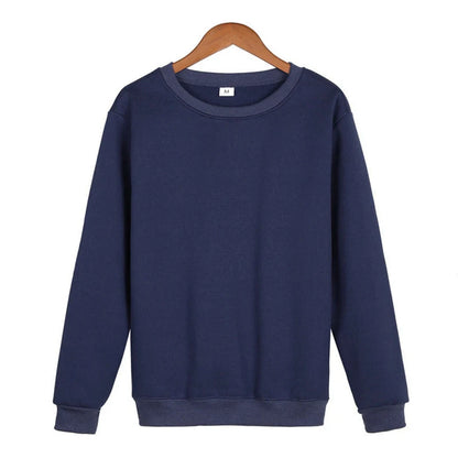Men Casual Hoodie Solid Color Sweatshirt Fashion Winter Autumn Casual Sweatshirts Pullover Fleece Streetwear