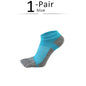 1/5 Pairs Summer Toe Ankle Socks Cotton Colorful Mesh Breathable Shallow Mouth Sweat-Absorbing Deodorant No Show 5 Finger Socks