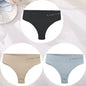 3PCS/Set Women's Panties Sexy Underwear FINETOO Large Size Thong Women Seamless Panties High Waist Girls Thongs M-2XL