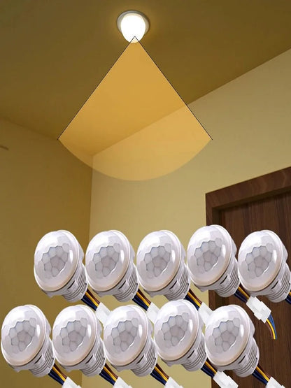 1/2PCS Smart PIR Sensor Detector Switch 110V 220V Human Body Infrared Motion Sensor Indction Auto On Off Light Switches