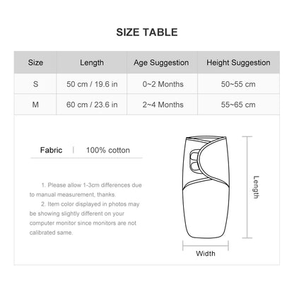 100% Cotton Baby Sleeping Bag For Newborn Extract Envelope Swaddle Cocoon Baby Blanket Swaddling Wrap Sleepsack For Baby Girl
