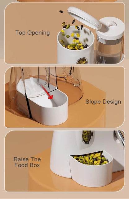 Automatic Hamster Feeder 2 in 1 Small Animal Water Dispenser Pet Drinking Water Bottle Feeder Bowl for Hamster Guinea Pig Rat