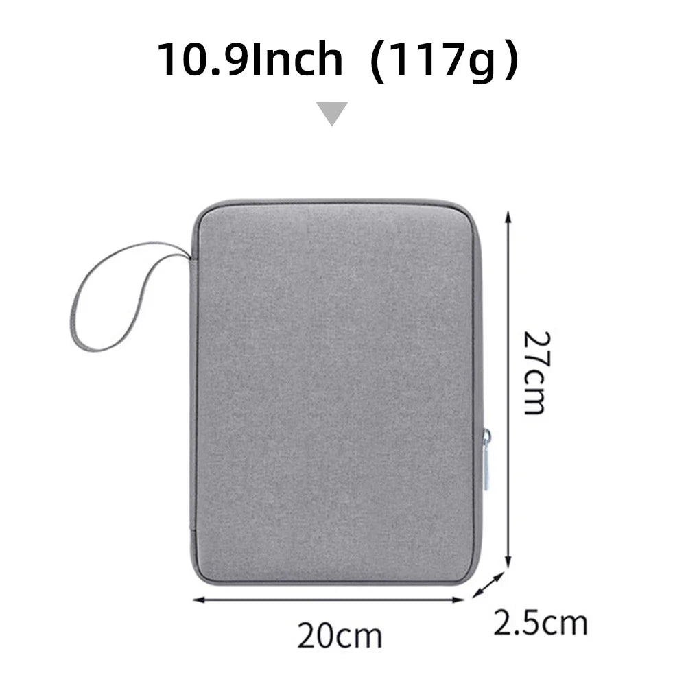 Tablet Handbag Case for 9-13 inch Tablet for 2024 New iPad Air 11/13 Pro 11/13 Sleeve Carrying Case Protective Travel Bag