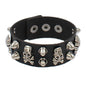 Gothic Punk Hip Hop Rock Spike Rivet Stud PU Leather Wristband Bracelet Bangle