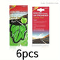 3-60pcs Car Air Freshener Natural Scented Tea Paper Auto Hanging Vanilla Perfume Fragrance Leaf Shape Car Accessories Interior