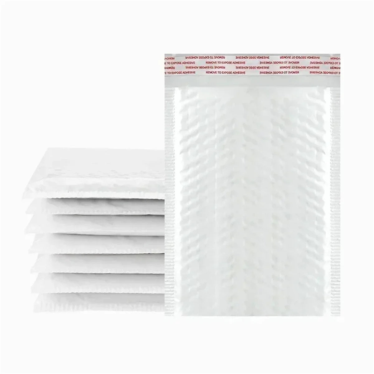 10-50Pcs Bubble Envelopes White Foam Shipping Bags Poly Bubble Mailers Pad Self Seal Packing Bags for Magazine 11cm 15cm 23cm