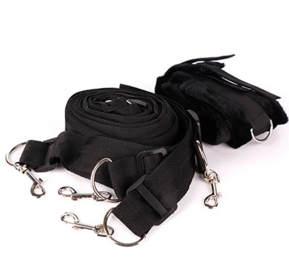 Sex Toy Under Bed Bondage Restraint Set Handcuffs Ankle Cuffs BDSM Straps Adult Games Sex Products Erotic Toys For Couples