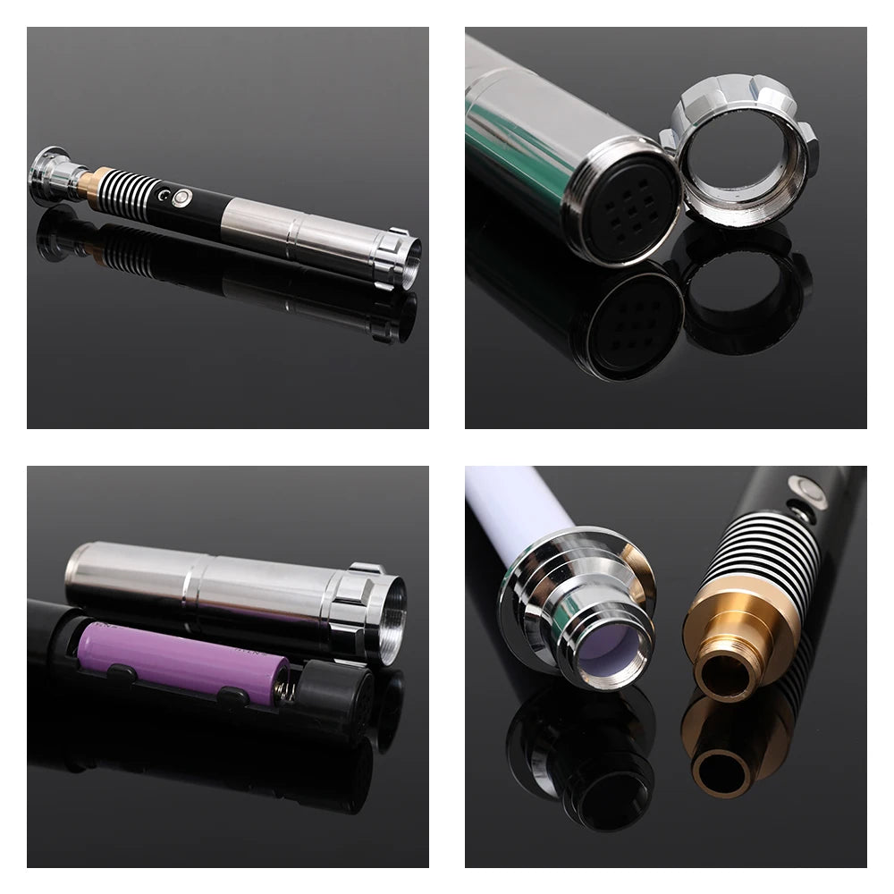 Luke RGB Metal Lightsaber Sword Sabre De Luz Kpop Lightstick Flashing Rave Toys Espada Brinquedos Juguetes Zabawki