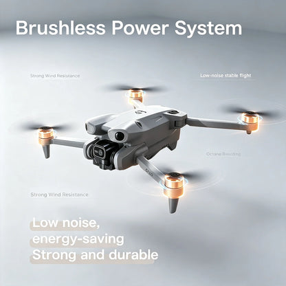 GT50 RC Drone Professional 4K HD Dual Cameras UAV Intelligent Obstacle Avoidance Dron Optical Flow Hovering Quadcopter Kid Gifts