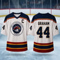 Off Campus Briar University Hawks Jersey Shirt Garrett Graham 44 Hockey Shirt Summer Sports Men's T-Shirt Tee Y2k Woman ﻿