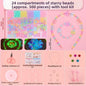 24 Grid DIY Handmade Beaded Kit Acrylic Creative Beads Bracelet Making Kit Cute Kawaii DIY Jewelry Making Kit Educational Craft