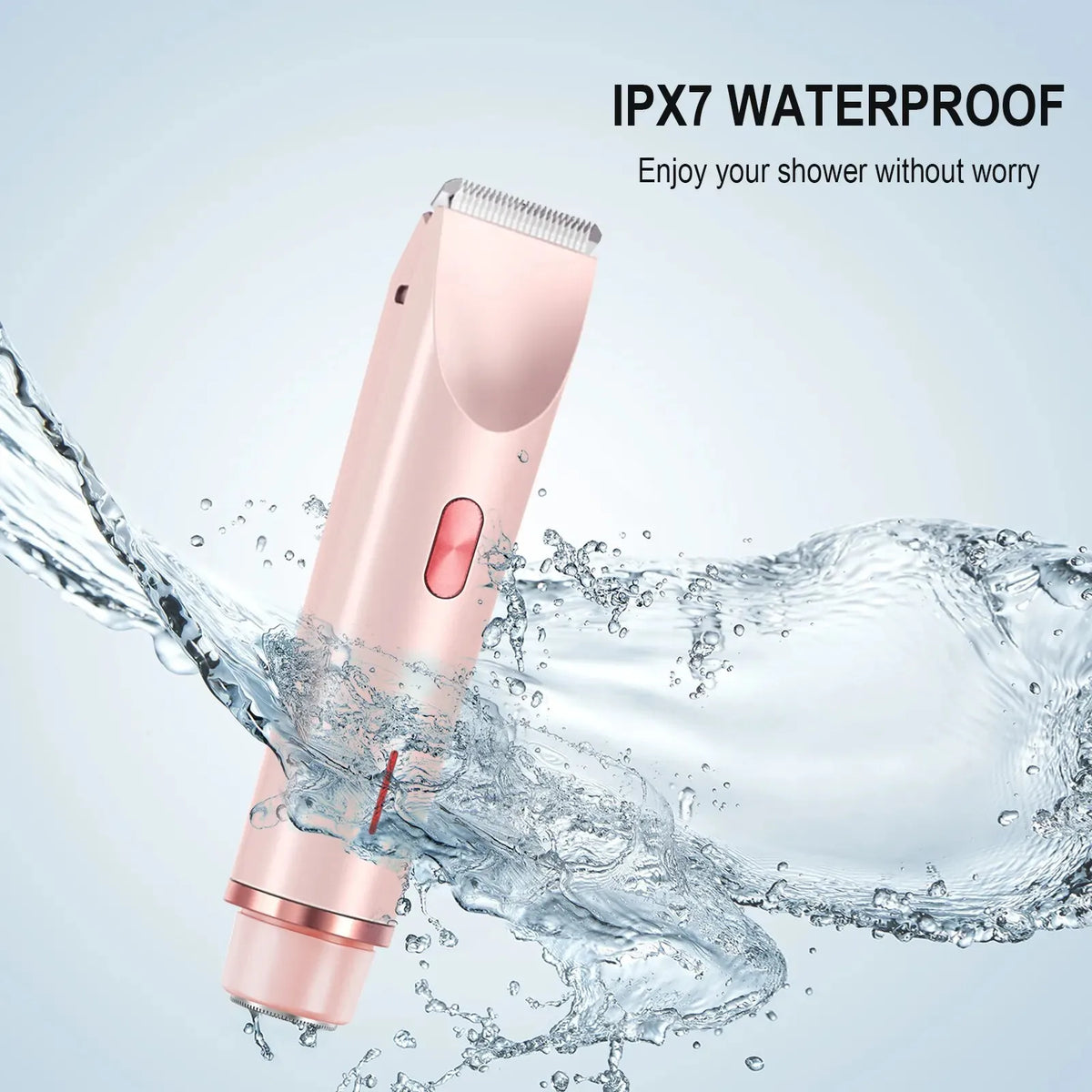 2 In 1 Women Electric Razors Bikini Trimmer Face Shavers Hair Removal for Underarms Legs Lady Body Trimmer Waterproof Painless