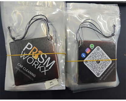 Custom Car Air Freshener Personalized Hanging Scented Paper Odor Eliminator Long Lasting Fragrance for Car Interior Decor Gift
