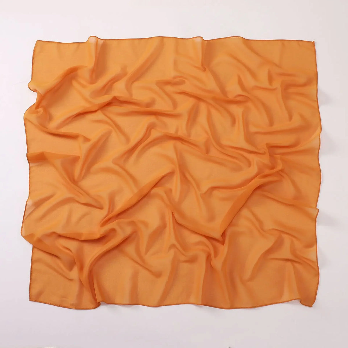 90*90cm Square Chiffon Hijab Scarf Women Solid Color Muslim Soft Head Scarf Islamic Shawls and Wraps Headband Musulman Scarves