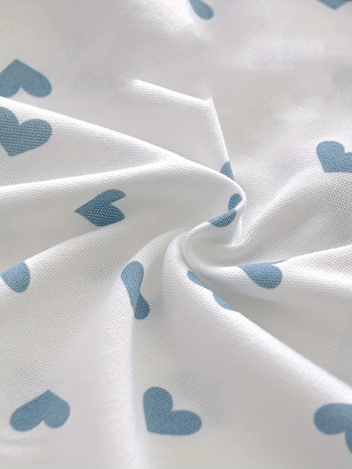 5pcs Women’s Soft Breathable Briefs Heart Plaid Print Panties Comfortable Intimates for Daily Wear