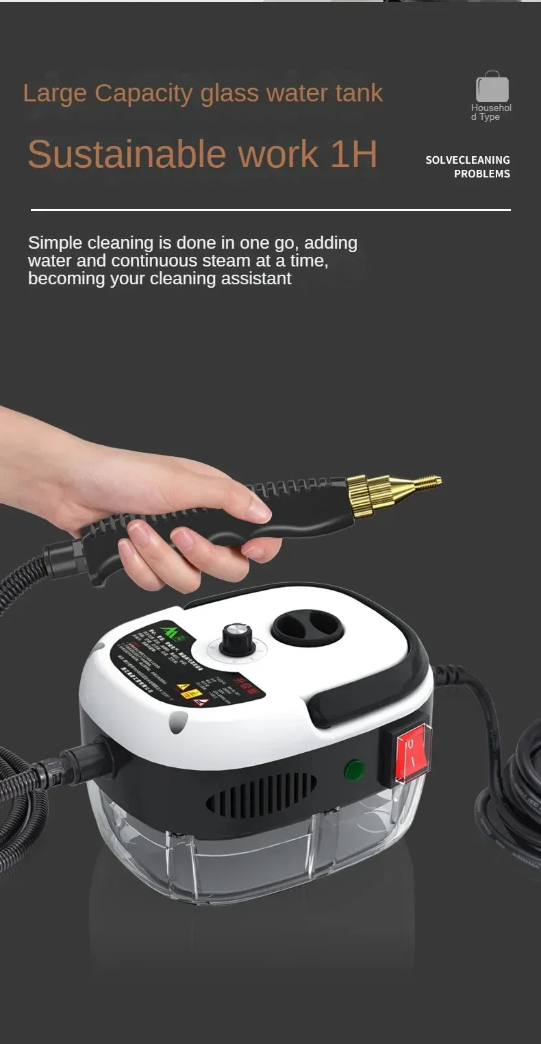 Steam Cleaners High Temperature and Pressure handhold Steam Air conditioners tool Hood Car Steam Clean 2500W