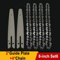 8 Inch Saw Bar 1/4"P Electric Saw 45 knots 22 knives Electric Chain Saw Guide Replacement Mini Steel Chainsaw Chains Garden Tool