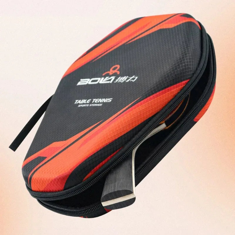 1pcs Table Tennis Racket Bags EVA Hard Shell Waterproof Dustproof Table Tennis Paddles Box Case Storage Bag With Hand Strap good