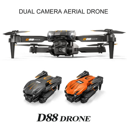 Lenovo D88 Drone 8K Aerial HD Dual Camera Photography Optical Flow Hovering Gesture Shooting Folding Brushless Power GPS Drone